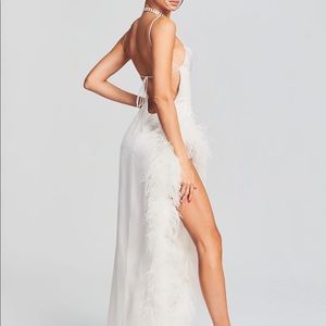 Retrofete PRISCILLA FEATHER DRESS size S worn once for one hour